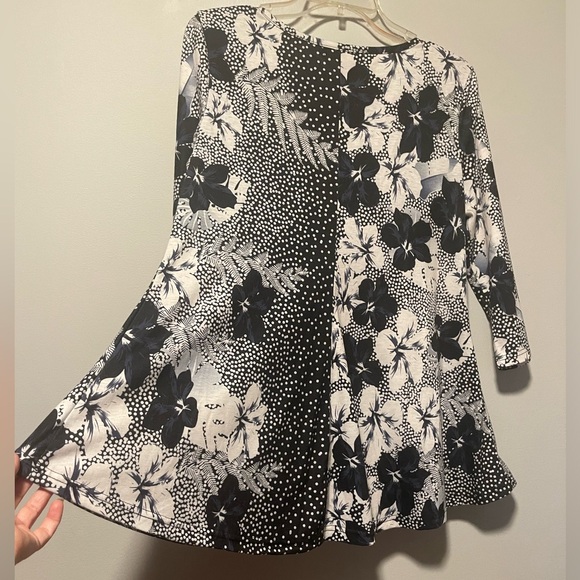 Nandashe Women’s Scoop Neck Tunic Top Sz L - Picture 3 of 6